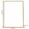 Wedding Arch Stand Gold Garden Arch Outdoor Backdrop Decor Rack 120*35*150cm